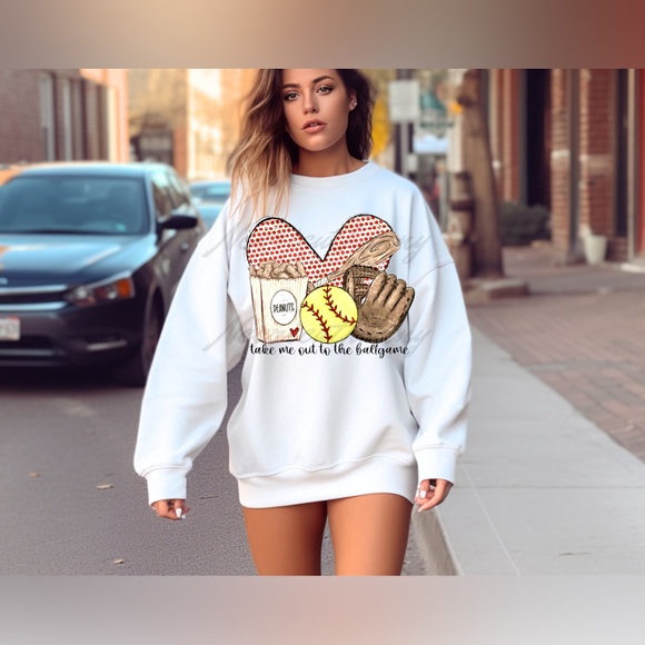 Softball sweatshirt ' - Picture 2 of 2